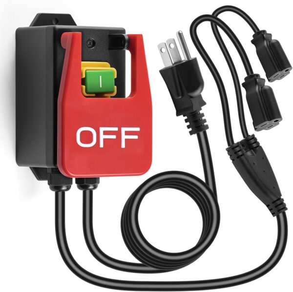 110V Single Phase Safety Switch 2Plugs