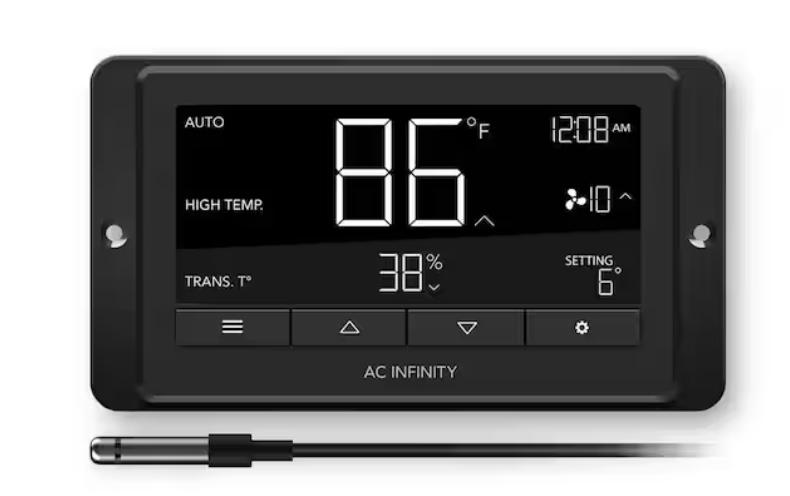 3 Controller 67 Smart Bluetooth Fan Controller with Temperature Humidity Timer Controls for Cloudline Airlift Cloud Ray