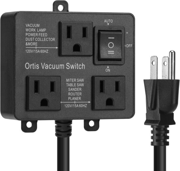 Automatic Vacuum Switch Black