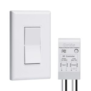 Wireless Light Switch and Receiver Kit