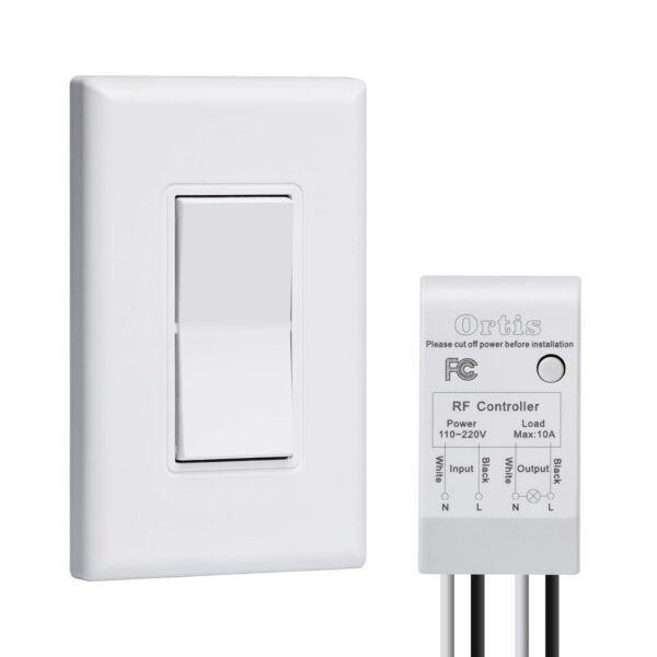 Wireless Light Switch and Receiver Kit